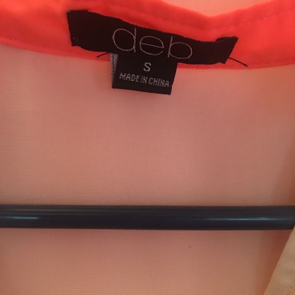 Button-down Beige Chiffon Top - Picture 4 of 4