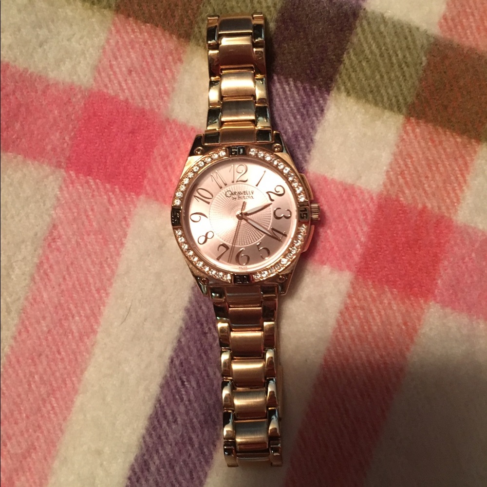 Caravelle by Bulova watch rose gold