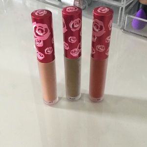 LimeCrime liquid lipstick lot of 3