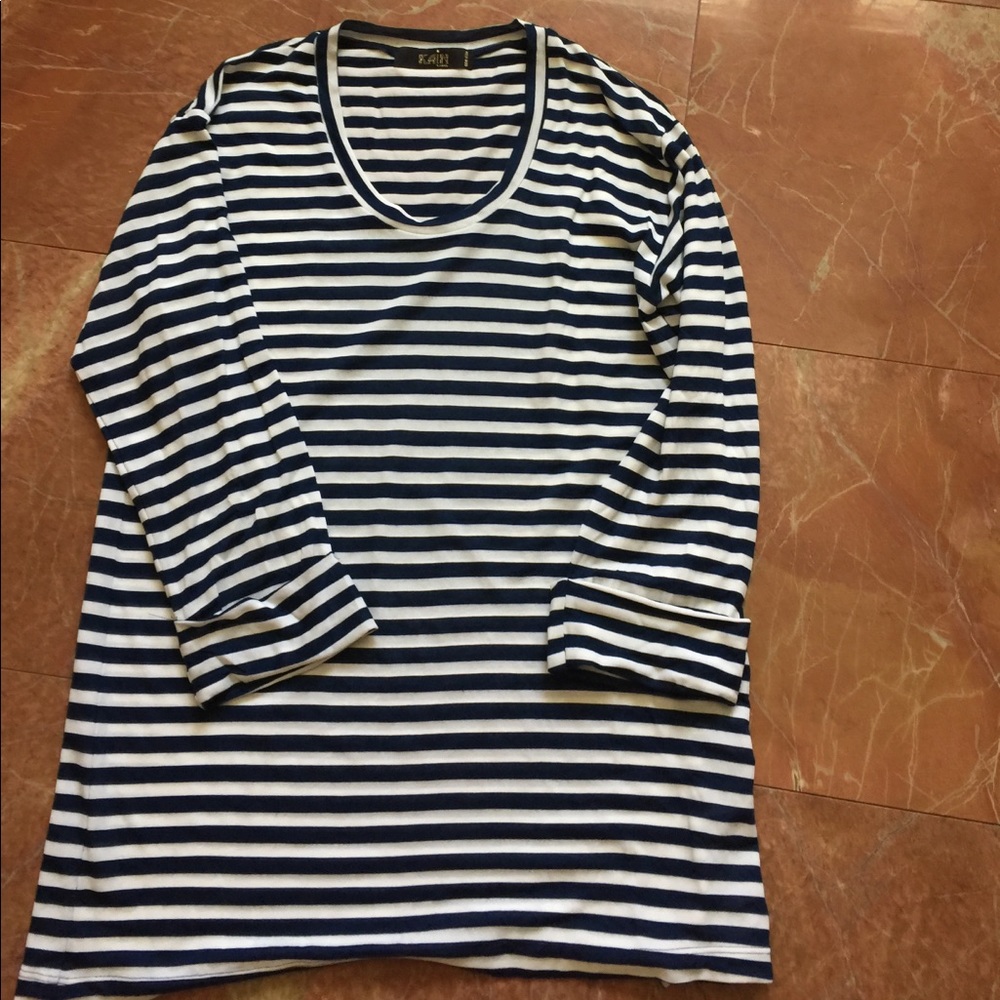 KAIN Label Navy Striped Tee