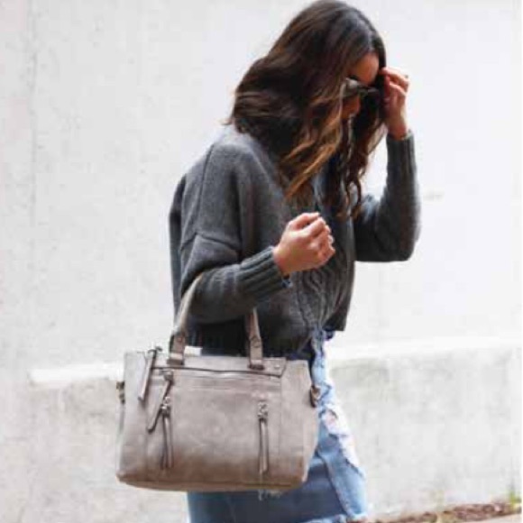 *1 LEFT* Free People Tora Vegan Satchel - Picture 6 of 8