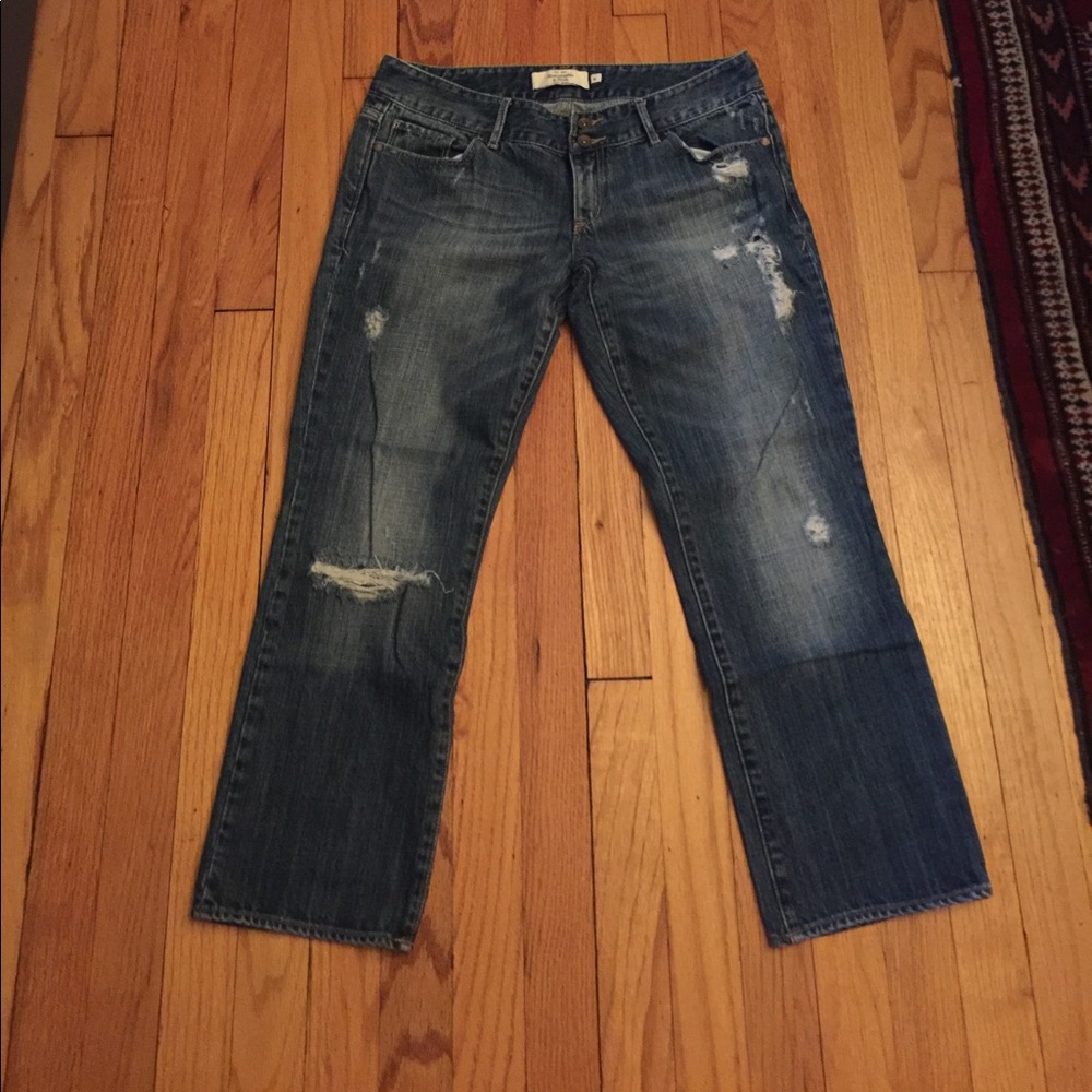 Abercrombie & Fitch sz 6 Cropped /Capri Jeans EUC