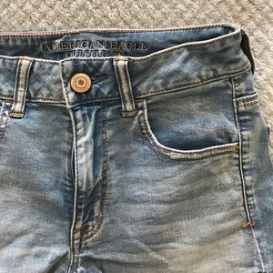 American Eagle super super stretch high rise short