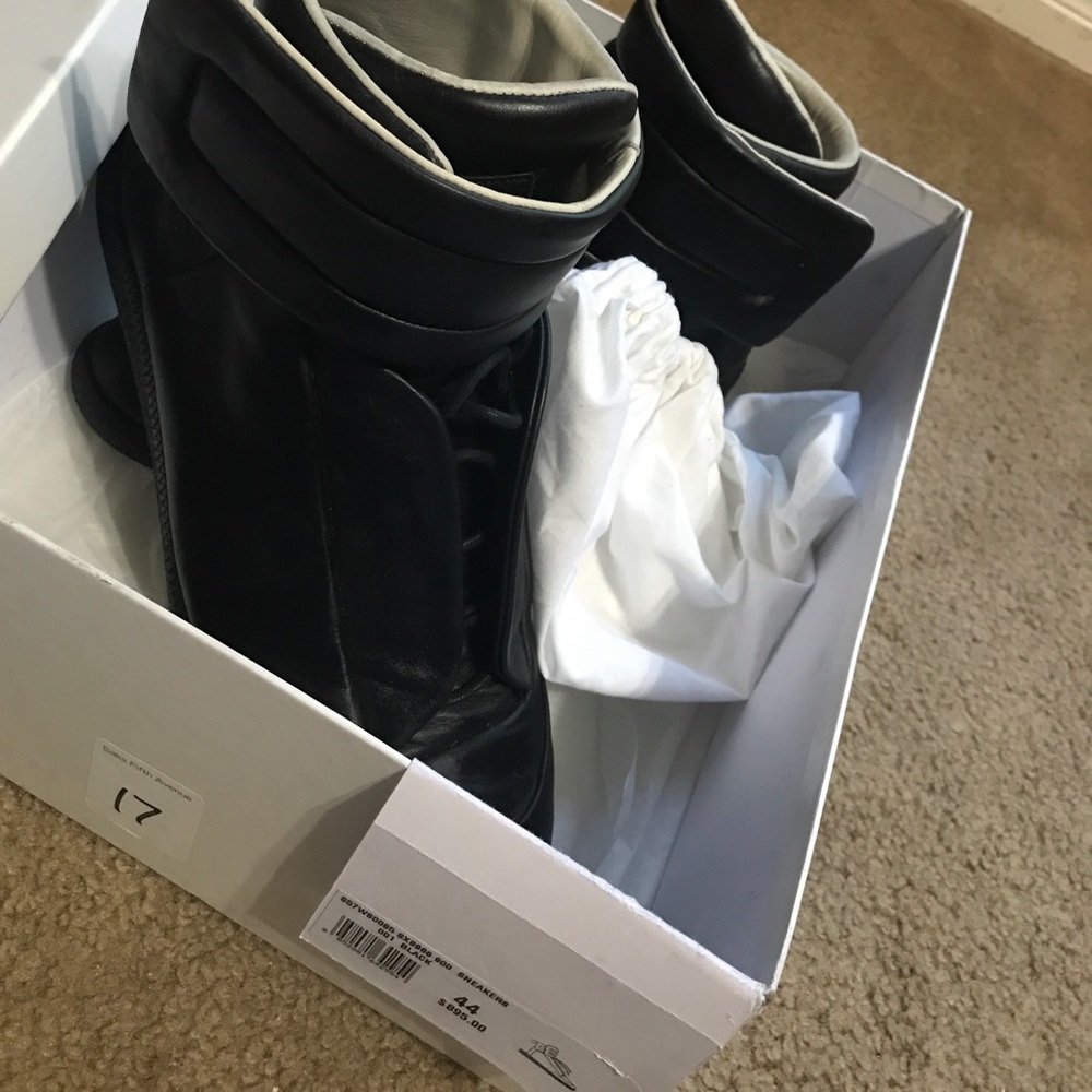 maison margiela 001 black sneakers Size 44