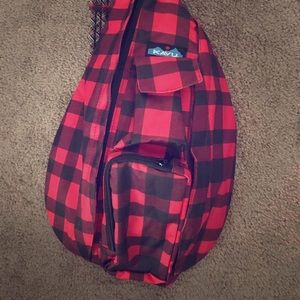 Over the shoulder lumberjack bag