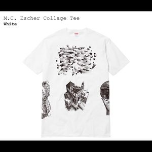 Supreme X M.C. Escher Collage Box Logo t-shirt