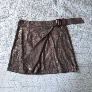 Wrap around miniskirt