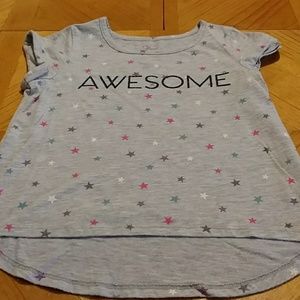 Children place shirt