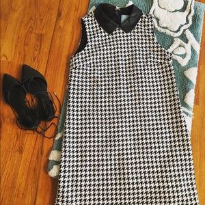 CeCe by Cynthia Steffe Houndstooth Shift Dress