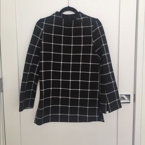 NWT asos windowpane tunic