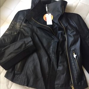 6 Shore Road Leather Jolie Moto Jacket