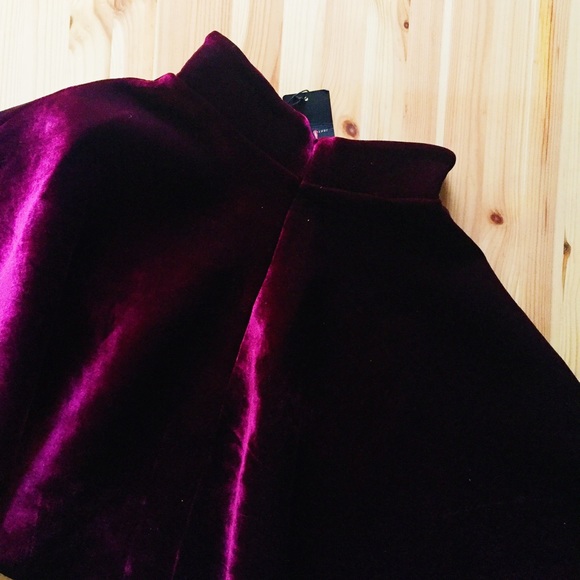 Velvet Plush Full Twirl Skirt - Picture 5 of 5