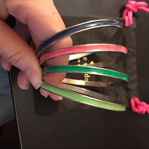 Kate Spade New York enamel bangles