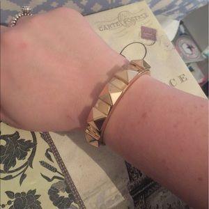 Gold studded bracelet