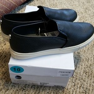 Steve Madden Evrest Slip On Sneakers Blk sz 10