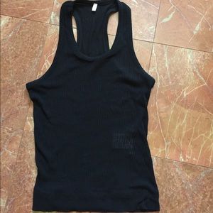 Balenciaga Black Sheer Tank