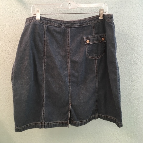 J Jill denim mini skirt - Picture 2 of 4