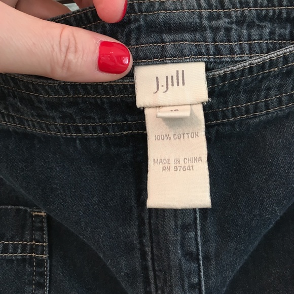 J Jill denim mini skirt - Picture 4 of 4