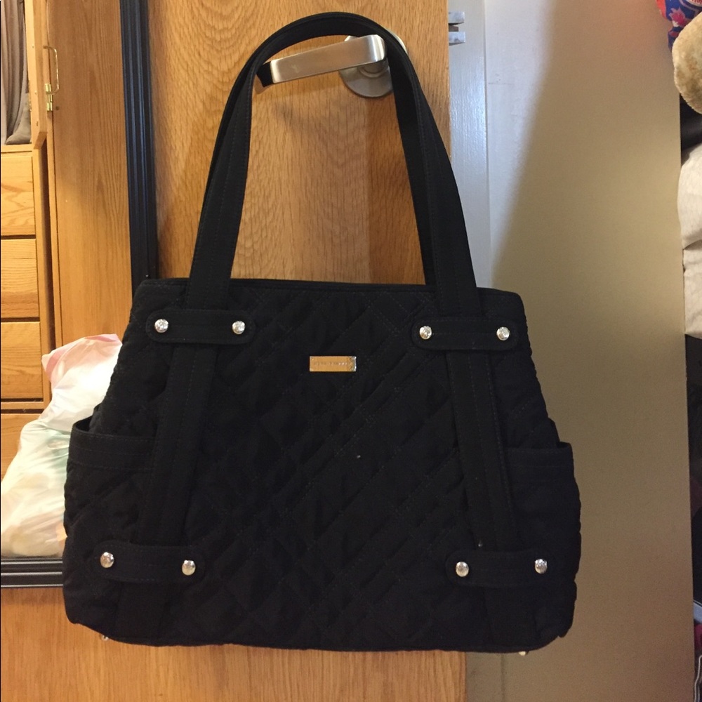 Vera Bradley black quilted purse (discontinued)