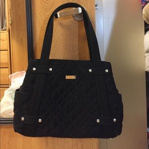 Vera Bradley black quilted purse (discontinued)