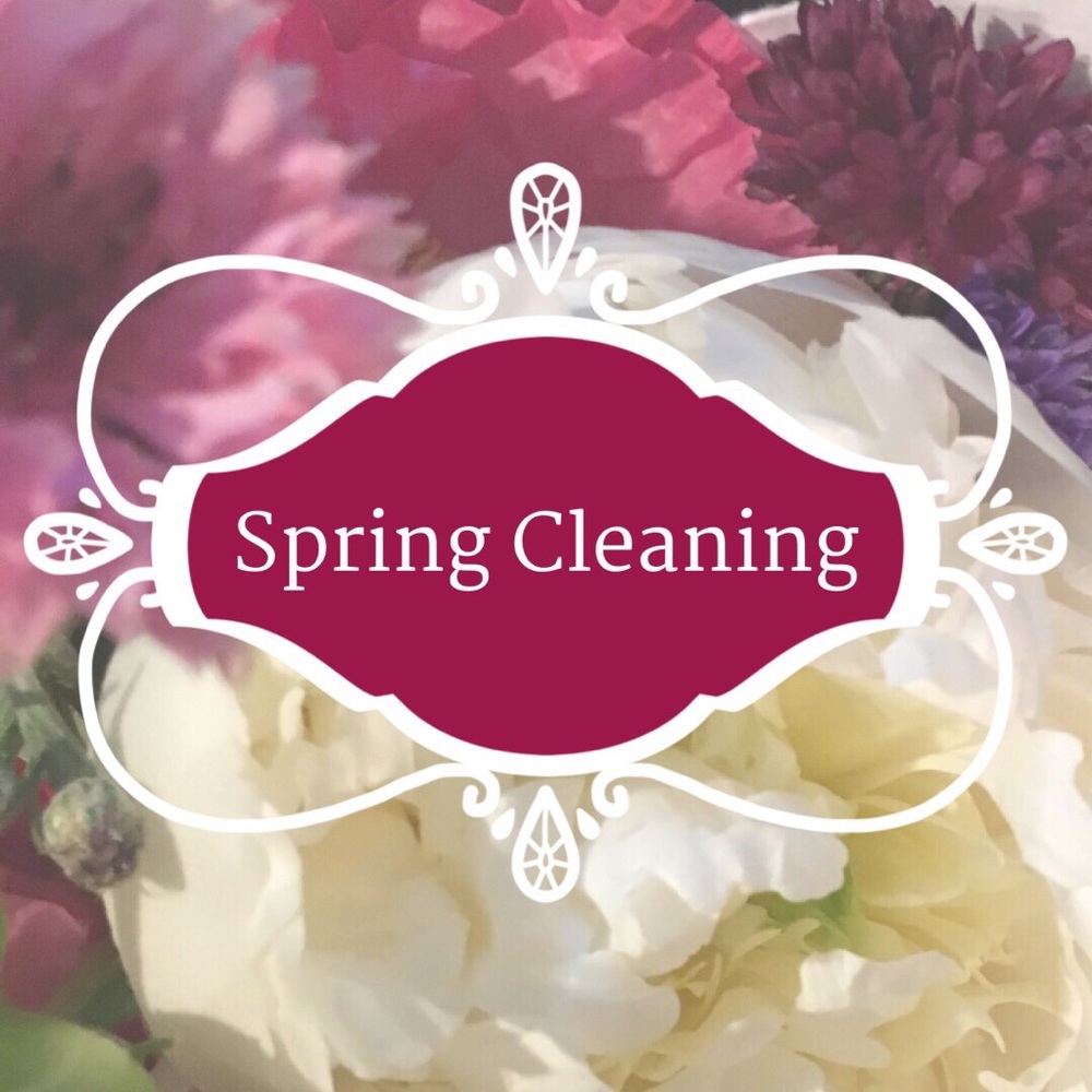 Spring cleaning the closet!