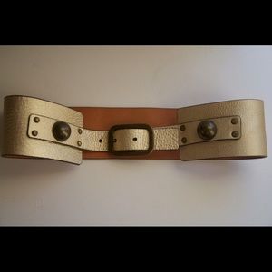 Diane Von Furstenberg Wide Belt Italian Leather