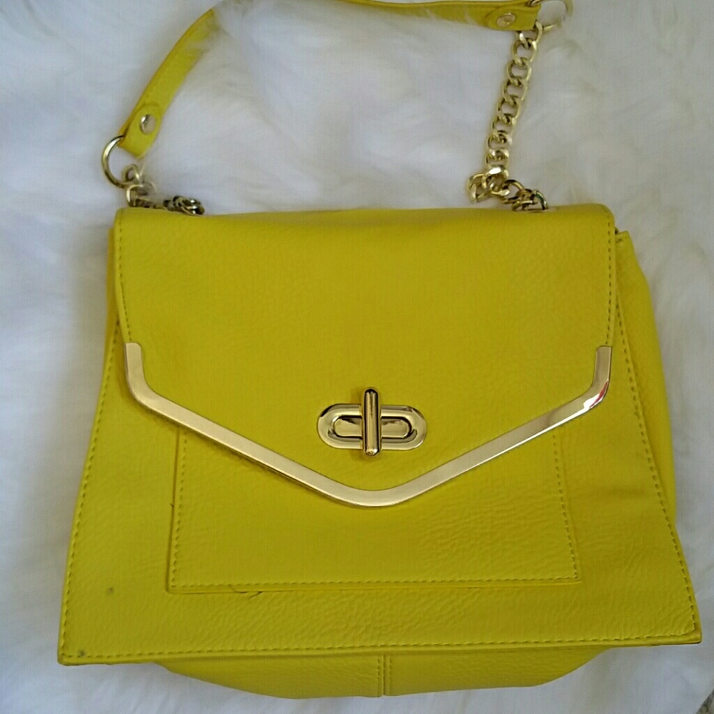 Yellow Olivia + Joy purse