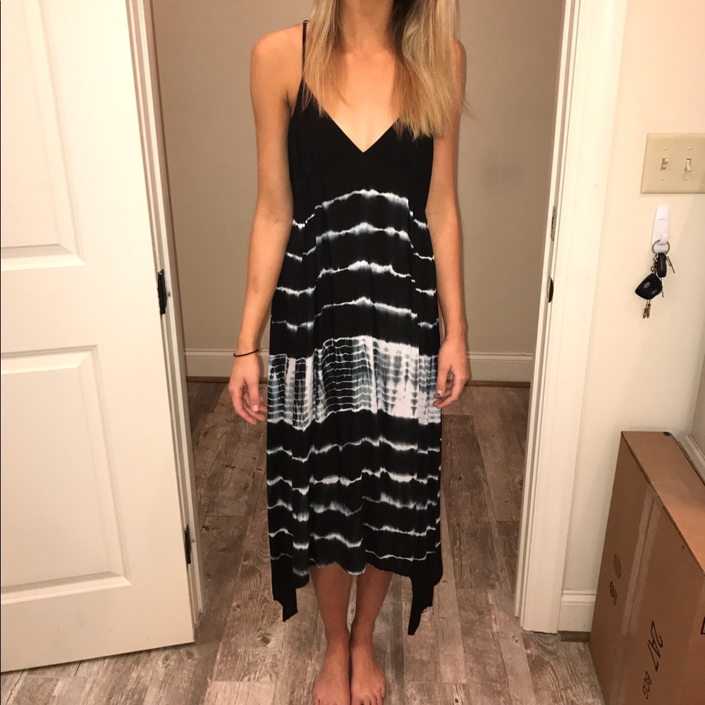 En Creme Tie Dye Maxi Dress
