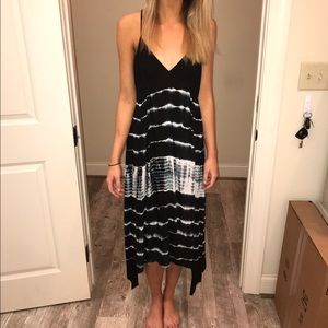 En Creme Tie Dye Maxi Dress