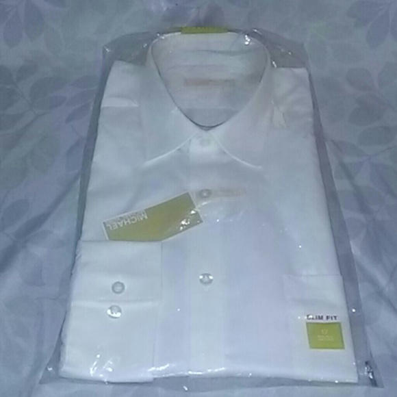 michael kors white dress shirt