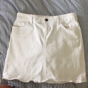White jcrew skirt