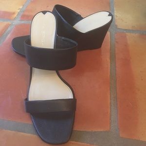 Black Via Spiga sandals