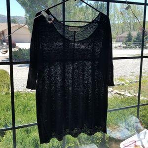 Project Social Mid Sleeve Flowy Top