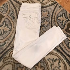 White true religion jeans Never worn! Size 27