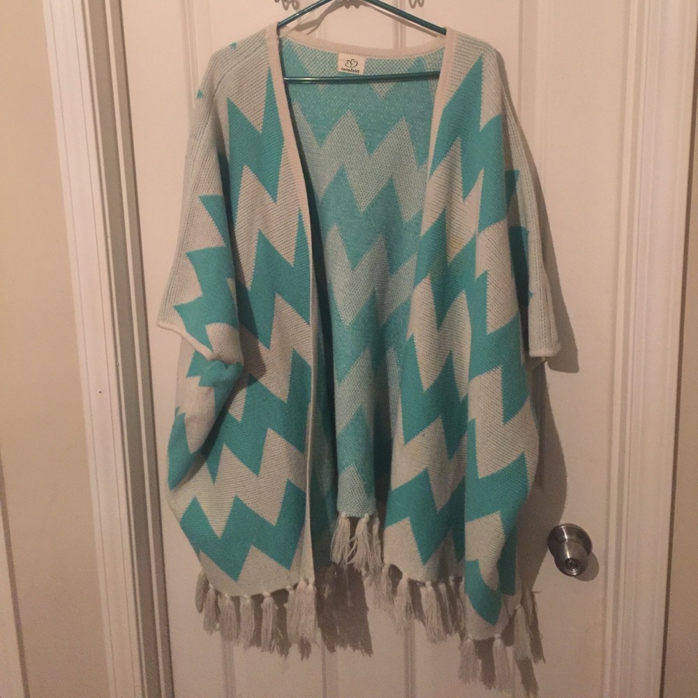 Dolman style chevron cardigan