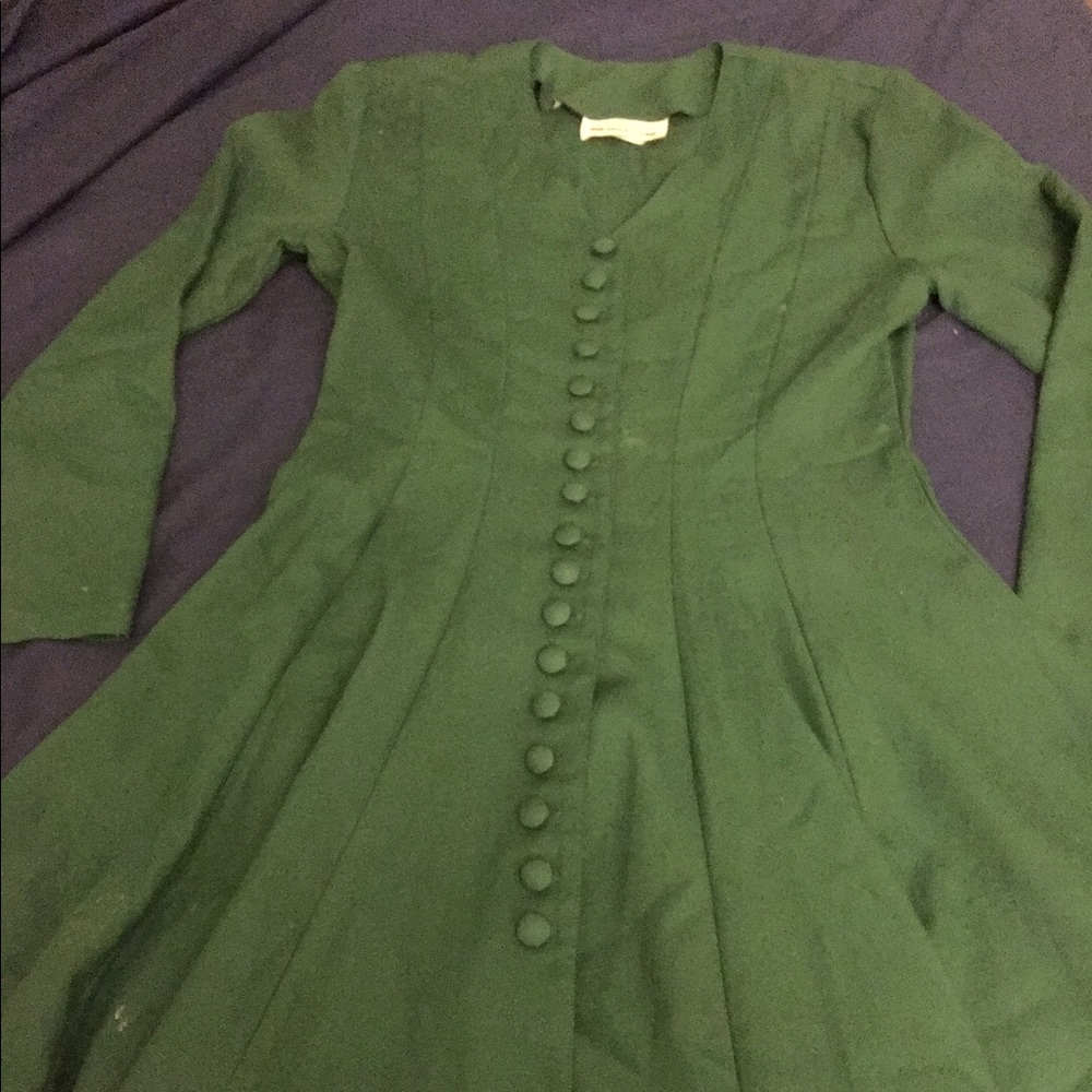 Vintage green coat/dress