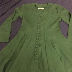 Vintage green coat/dress