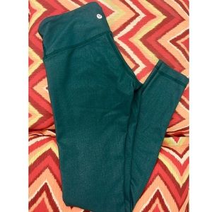 Lululemon Teal Full Length Leggings SIZE 4