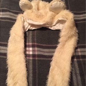 Polar bear winter hat/scarf please bundle