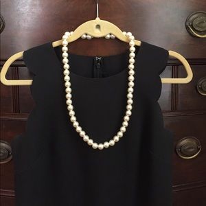 Faux pearl necklace