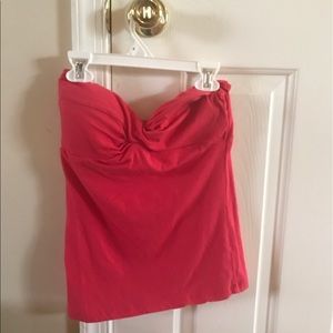 Strapless tank top