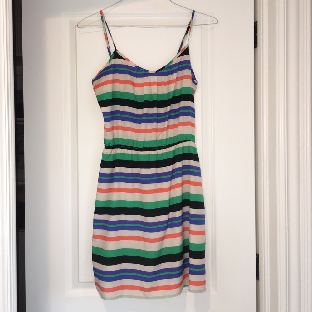 Striped Sundress with Adjustable Straps