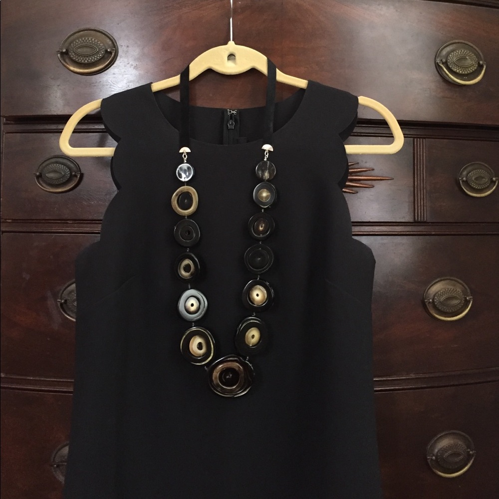 Modern unique horn necklace