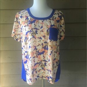 J. Crew High-Low Silky Tee