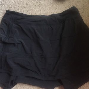 Black Lulu lemon skort size 12 tall