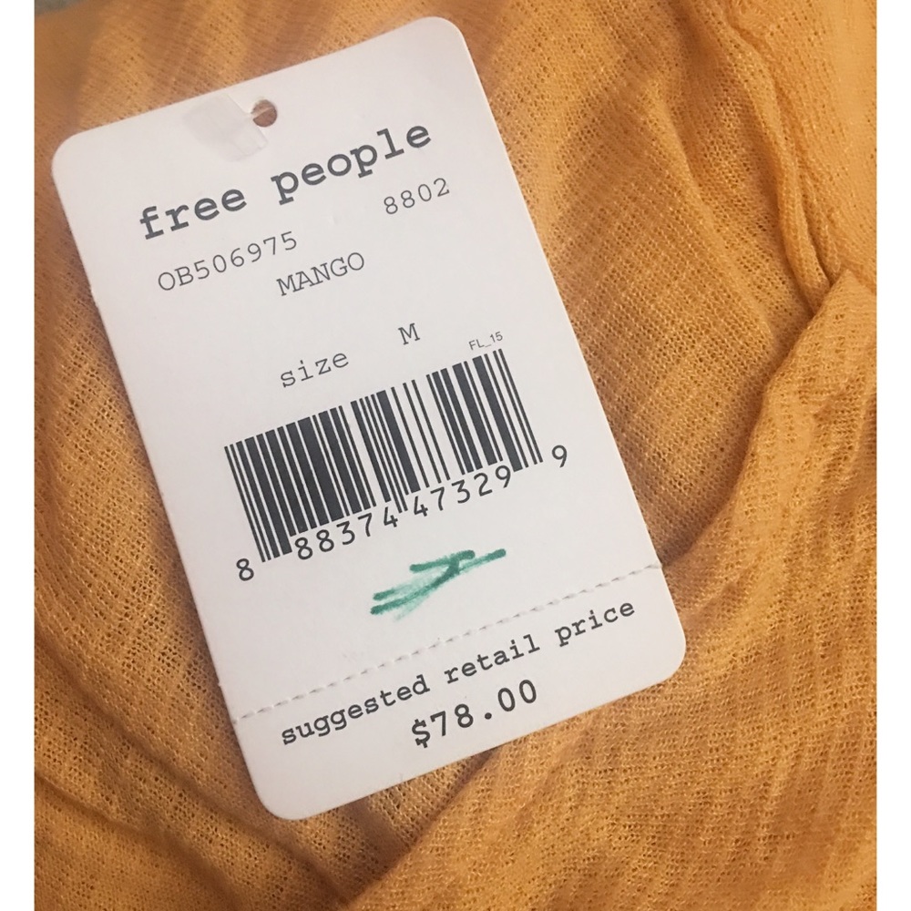 Free People Float Away Ruffled Tank Top Blouse - Picture 4 of 6