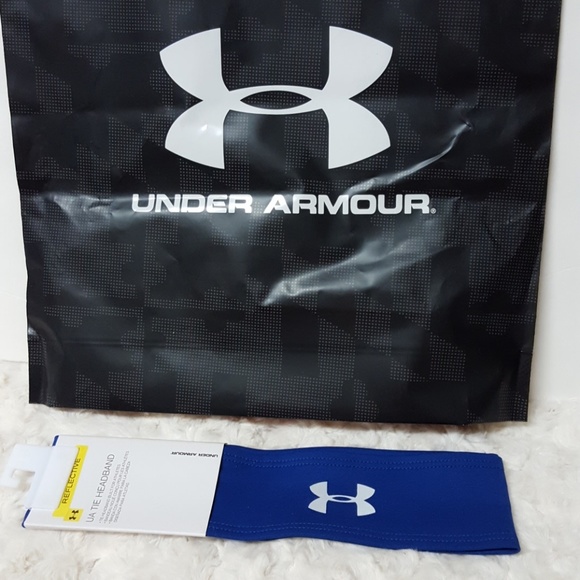 Under Armour Reflective Tie Headband- NWT - Picture 2 of 3