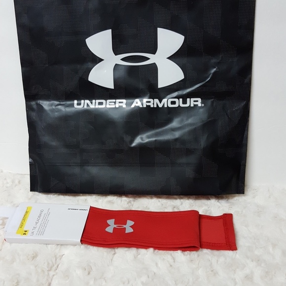 Under Armour Reflective Tie Headband- NWT - Picture 3 of 3