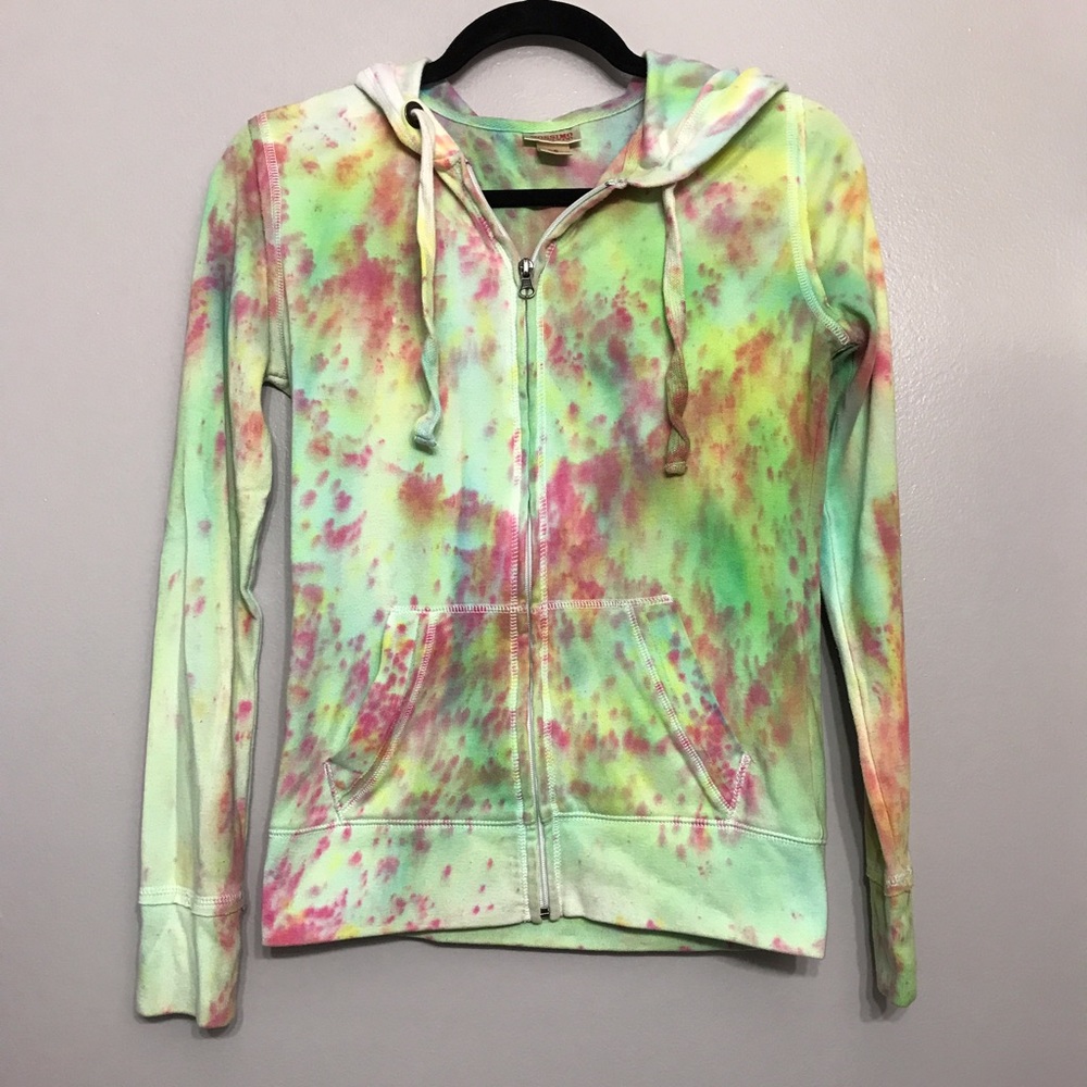 ✨5/$20 Mossimo • Splatter Tie-Dye Zip Hoodie