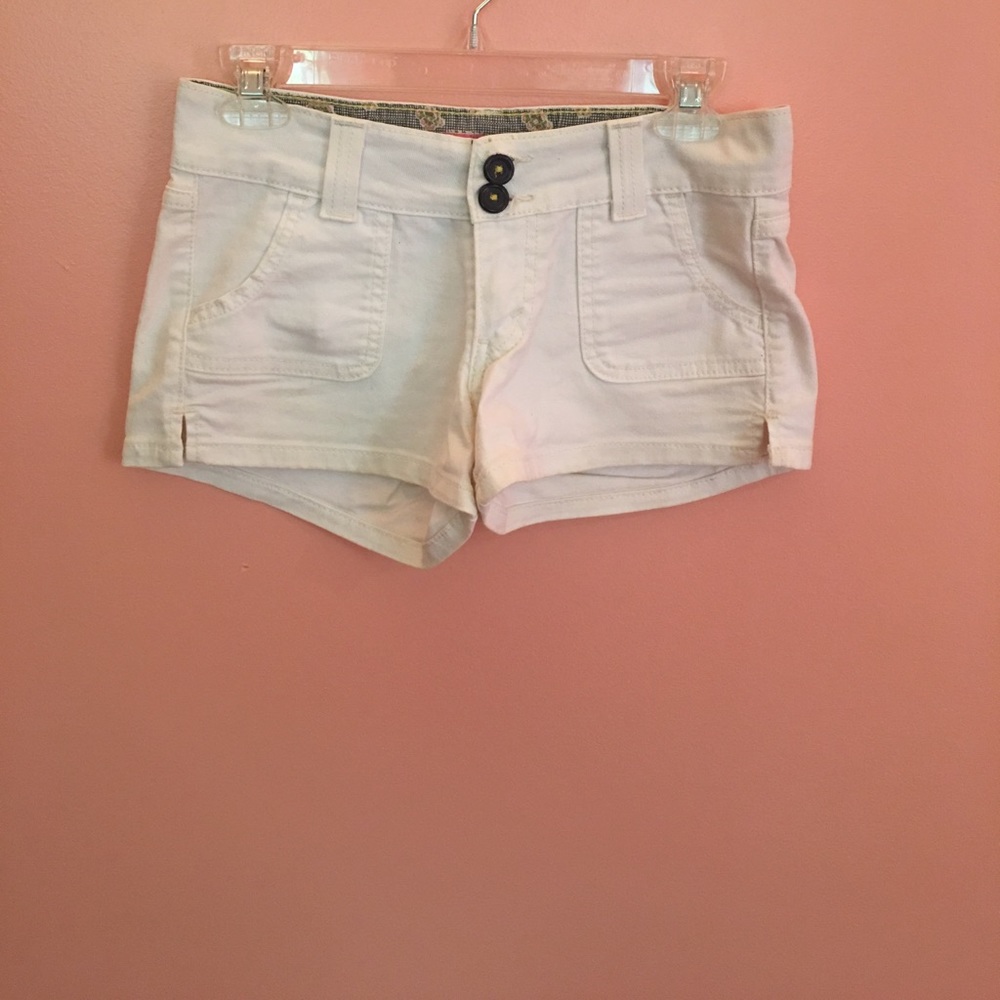 Levi's White Shorts